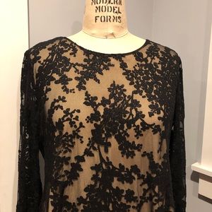 Cece By Cynthia Steffe Asha Burnout Mesh Dress- 10